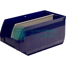Ящик сплошной ТАРА.РУ Napoli 5004 синий 400х230х200мм PP 10039