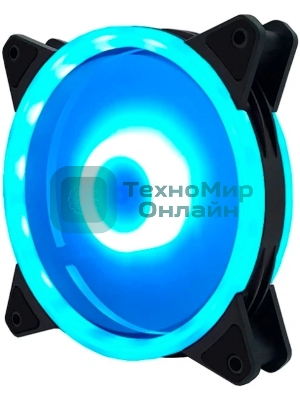 Вентилятор для корпуса Eurocase EU-FN120ARGB_8+12 BL YF120-5 Black,120 ARGB fan 3pin+AURA 5V3pin female and male connector with brown box,3pcs in big