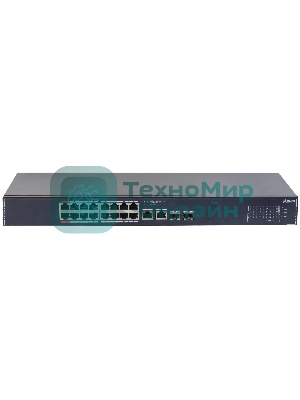 Коммутатор Dahua DH-SG4020LP, 18×1 Гбит/с + 2×1 Гбит/с SFP, управляемый