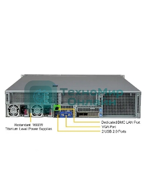 Серверная платформа SuperMicro SYS-221H-TN24R 2U Hyper with 24 hot-swap 2.5