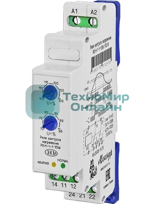 Реле контроля однофазного напряжения РКН-1М-15 УХЛ4 Меандр A8302-16937411