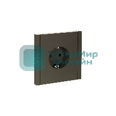 Розетка СП FORTE&PIANO FP315 16А с заземл. защ. шторки винт. крепл. сер. IEK FP-R14-16-K03