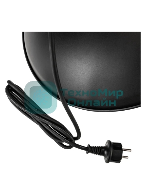 Обогреватель инфракрасный подвесной Rexant черный, 1500 Вт, 25 м2, термостат, 3 режима обогрева