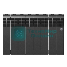 Радиатор биметаллический Royal Thermo BILINER B 350 черный - 8 секц.