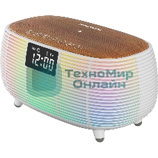 Радиобудильник Hyundai H-RCL231 белый LCD подсв:белая часы:цифровые FM