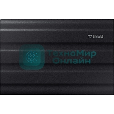 Внешний SSD Samsung T7 Shield, 4TB, USB 3.2 Gen 2 Type-C, R/W 1050/1000, черный