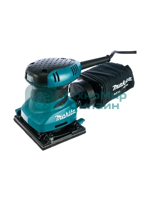 Шлифовальные машины Makita BO4555 ВШМ, 200Вт,114х102мм,14000об\м,ампл-1.5мм,1.1кг,кор,п\сборник,зажим\липучка