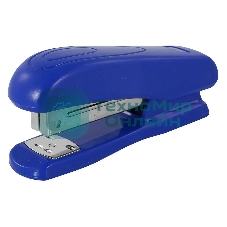 Степлер Silwerhof 24/6 26/6 (20 листов) синий, 100 скоб, пластик закрытый/открытый