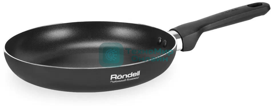 Сковорода Rondell Massimo RDA-1402, 24 см, без крышки, черный