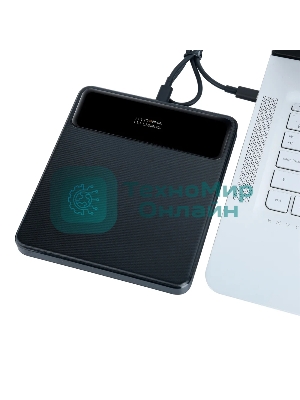 Портативный аккумулятор Perfeo Powerbank LAPTOP 105W 20000 mAh/LED дисплей/PD + QC 3.0/2 Type-C/2USB/Выход: 5A,max105W черный (PF_E1472)