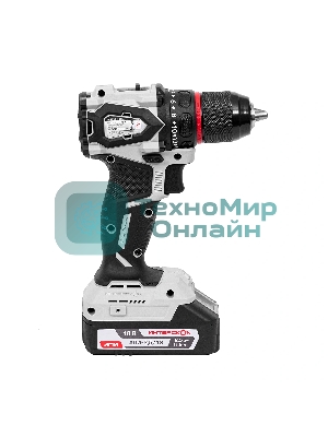 Дрель-шуруповерт Интерскол ДА-13/18В 55 без аккум. и ЗУ 600Вт аккум. патрон:быстрозажимной (952.0.0.70)