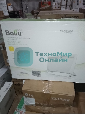 (Поврежденная упаковка) Конвектор электрический Ballu Enzo BEC/EZER-1500 белый (мощность 1.5 кВт, площадь 20 м2) (НС-1055672)