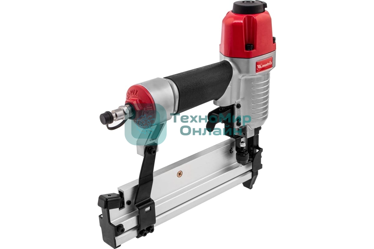 Нейлер-степлер Matrix пнев. 2 в 1, с рег. глуб., гвозди 18GA, скобы 18GA