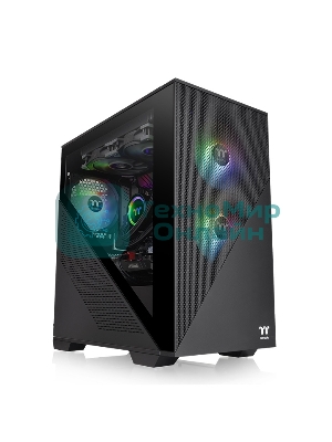 Компьютерный корпус Thermaltake Divider 170 TG ARGb/Black CA-1S4-00S1WN-00/Win/SPCC/Tempered Glass*1/120мм ARGb PWM Fan*2