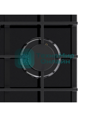 Газовая варочная поверхность LEX GVG 644 T BL независимая, черный