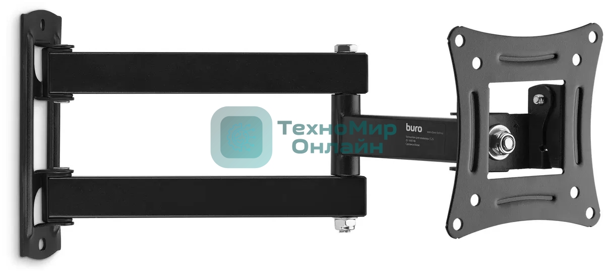 Кронштейн для телевизора Buro FL2S черный, 15