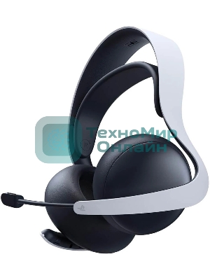 Гарнитура Sony PlayStation PULSE Elite белый-чёрный, беспроводная, радиоканал, до 30 ч, совместимость с PS5