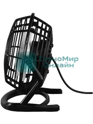 Вентилятор Rix RDF-1500USB чёрный, настольный, 2.5 Вт, 1 скорость, 10 см