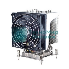 Кулер серверный ABLECOM ACL-S40090 серебристый 92мм алюминий/медь 3800rpm 38db