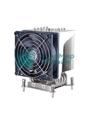 Кулер серверный ABLECOM ACL-S40090 серебристый 92мм алюминий/медь 3800rpm 38db
