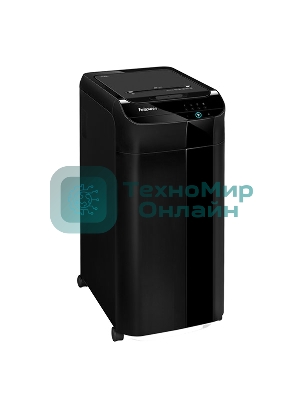 Шредер Fellowes AutoMax 350C (секр.P-4)/фрагменты/350лист./68лтр./скрепки/скобы/пл.карты/CD