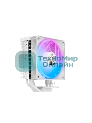 Кулер для процессора Cooler Ocypus Delta A40 WH ARGb белый 120мм алюминий+медь 2000rpm 29db 4-pin 220W 156мм