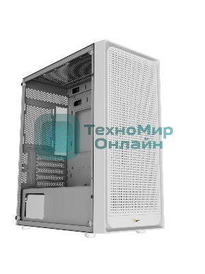 Компьютерный корпус Ocypus Gaммa C50 без БП белый (Gaммa-C50-WHG000XX-GL)