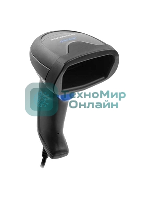 Сканер штрих-кода ручной QW2500 KIT, имидж 2D, 30 скан/сек, USB, черный