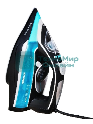 Утюг Hyundai H-SI01336 2800 Вт черный/голубой