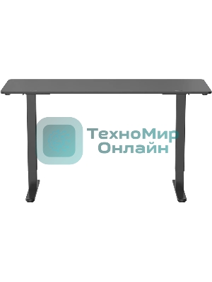 Стол компьютерный Cactus CS-EDL-BBK черный, столешница ДСП, каркас черный