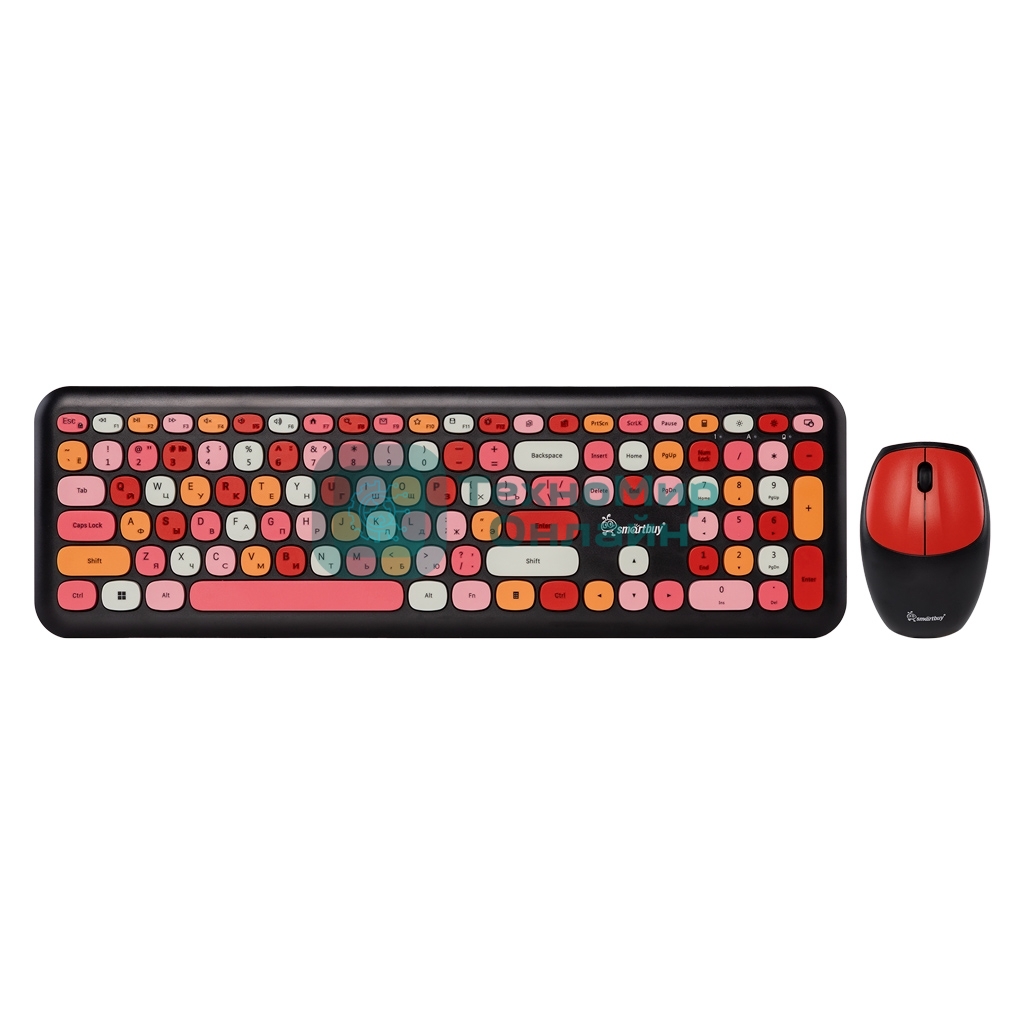 Комплект клавиатура+мышь Smartbuy (SBC-666395AG-K) 666395 черный