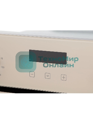 Шкаф духовой электрический Maunfeld EOEM516BG, 45 см, 51 л, бежевый, встраиваемый