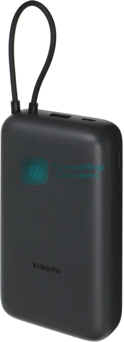 Портативный аккумулятор Xiaomi BHR9740GL 20000mAh QC3.0/PD2.0 22.5W 3A USB-A/USB-C темно-серый