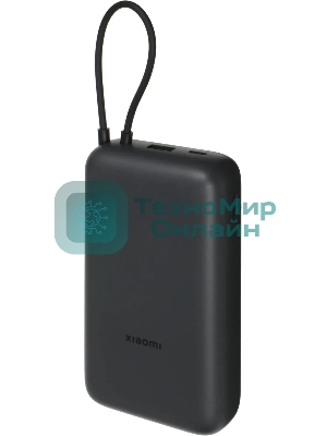 Портативный аккумулятор Xiaomi BHR9740GL 20000mAh QC3.0/PD2.0 22.5W 3A USB-A/USB-C темно-серый