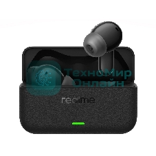 Наушники TWS Realme Buds T500 Pro черный, внутриканальные, Bluetooth, активное шумоподавление, до 56 ч
