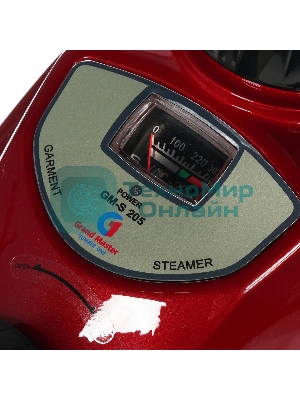 Отпариватель Grand Master GM-S205 Professional красный, 2300 Вт, 80 г/мин, 2500 мл