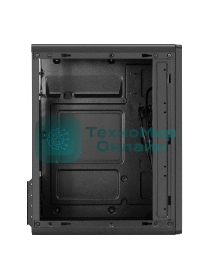 Корпус ExeGate BAA-503-UNS400, Mini-Tower, чёрный, 1 x 80/90 мм, БП 400 Вт