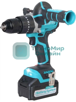 Дрель-шуруповерт Sturm CD2080, 18 В, 3 Ач, 80 Нм, бесщеточный