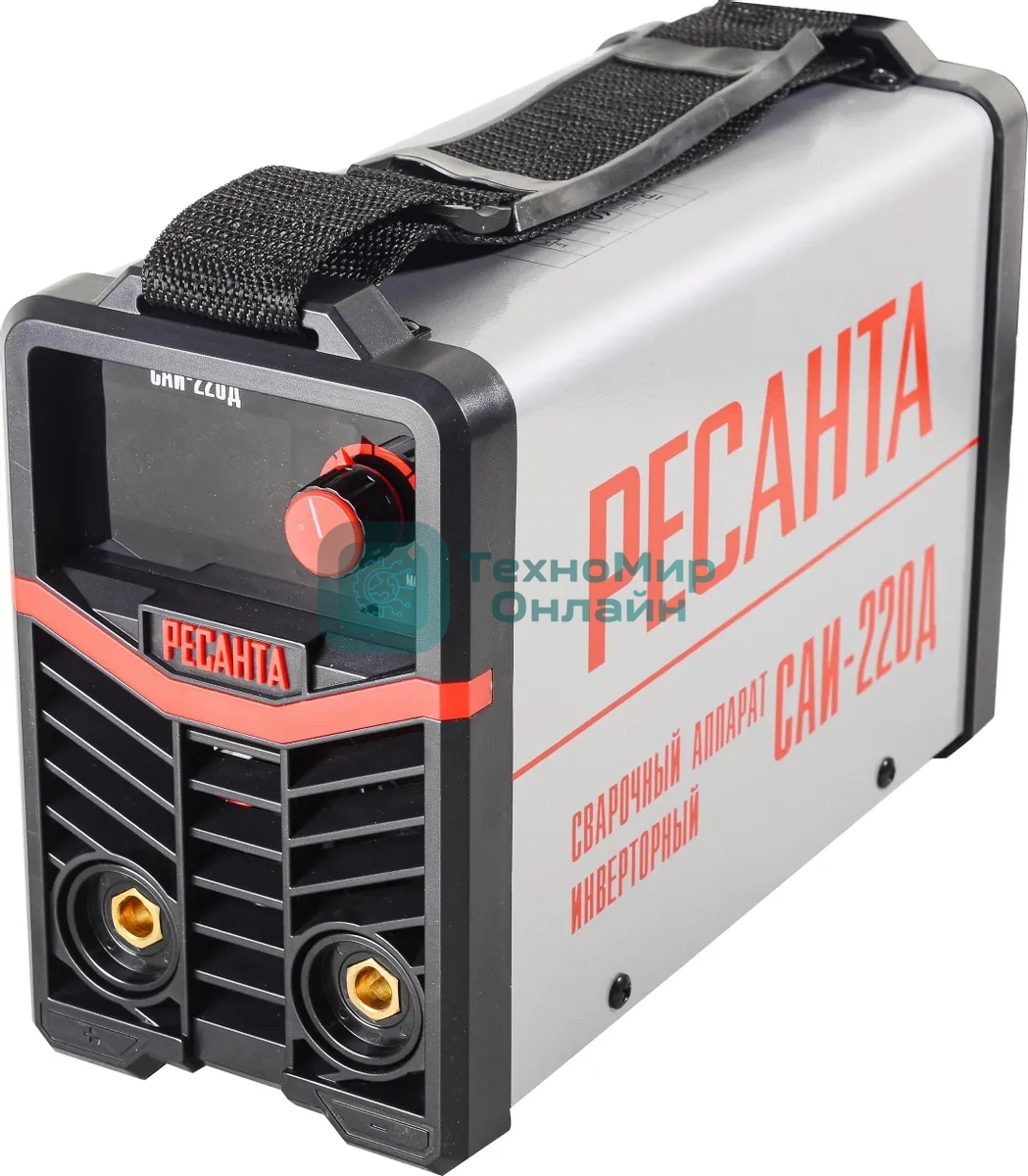 Сварочный аппарат Ресанта САИ-220Д инвертор ММА/TIG 7.8кВт