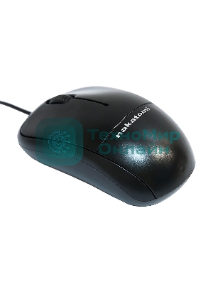 Мышь проводная Nakatomi MON-05U черный, 1000 dpi, USB, кнопки - 3