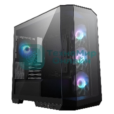 Компьютерный корпус без блока питания Case MSI MAG PANO M100R PZ, Mini-Tower, TG, 4x120мм ARGB, 1xUSB 3.2, 1xUSB 3.2 Type-C, mATX, mITX черный