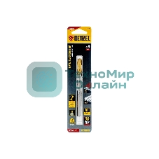 Сверло спиральное по металлу Denzel 9 x 125мм, Р6М5, Golden Tip