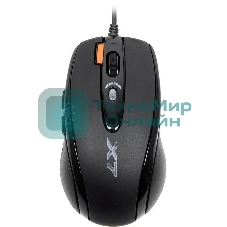 Мышь проводная A4Tech X-718BK черный, 3000 dpi, USB, кнопки - 7
