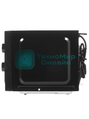 Микроволновая печь Sharp R-6000RK черный, 20 л, 800 Вт, переключатели - поворотный механизм