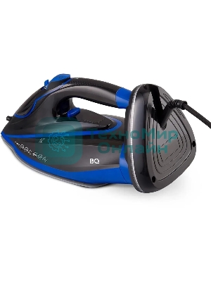 Утюг BQ SIC1003 черный/синий, 3000 Вт, 45 г/мин, 200 г/мин, 320 мл