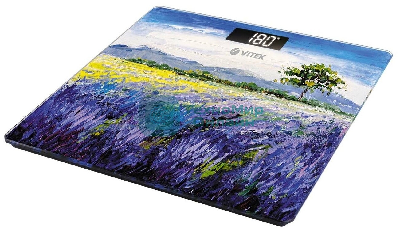 Весы напольные электронные Vitek VT-8052 макс.180кг разноцветный
