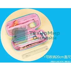 Пенал Deli BC288A Pupal, ассорти 1 отделение, 230x110x55мм EVA