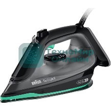 Утюг Braun SI5277GR зеленый/черный, 2700 Вт, 50 г/мин, 220 г/мин, 300 мл