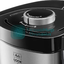 Кофеварка капельная Melitta Look V Therm Timer Black Filter черный/нержавеющая сталь, исп. кофе - молотый, 1.25 л, 1000 Вт