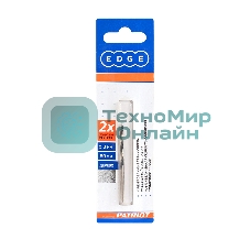 Сверло EDGE by PATRIOT по дереву спиральное 3 мм, W-образная заточка, 1 шт в блистере